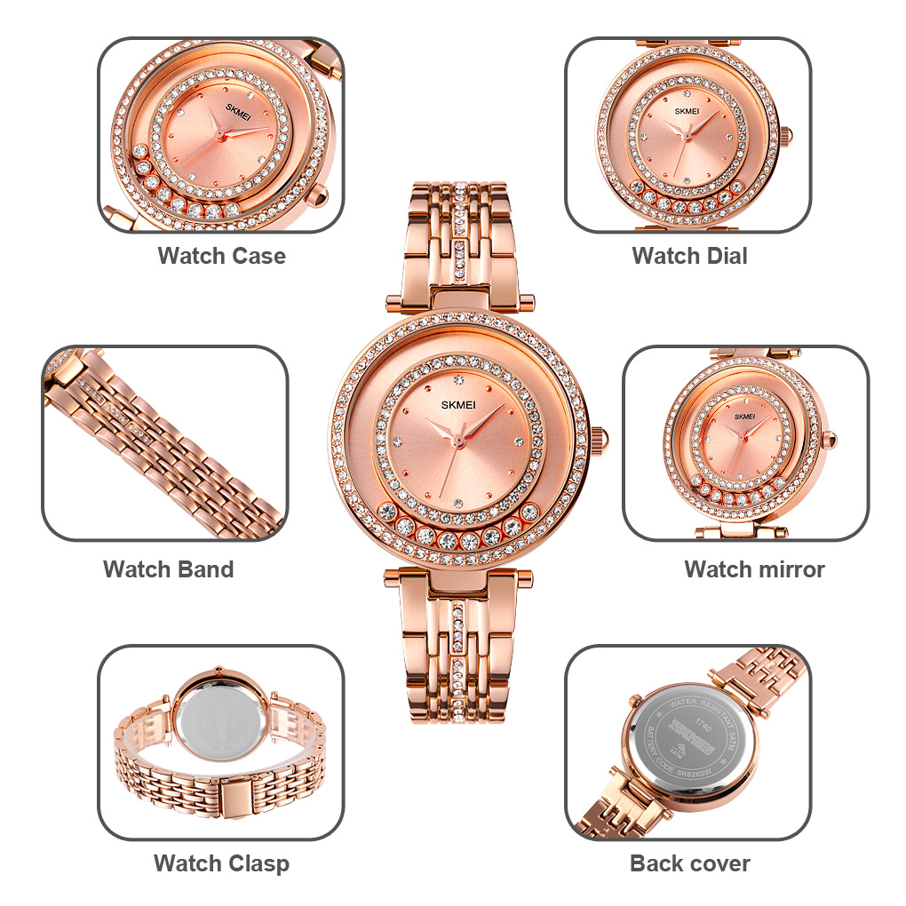 waterproof diamond watch for women