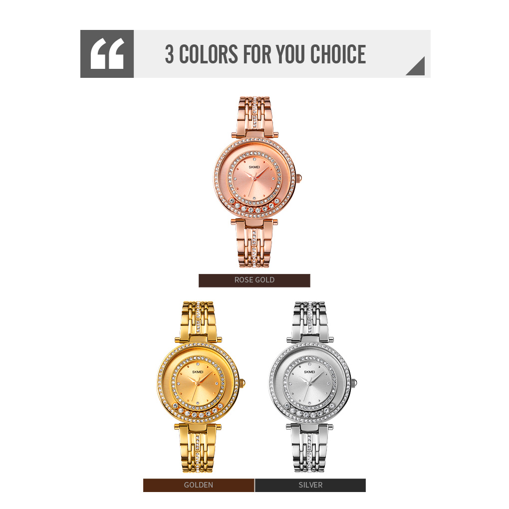 women's diamond quartz watch