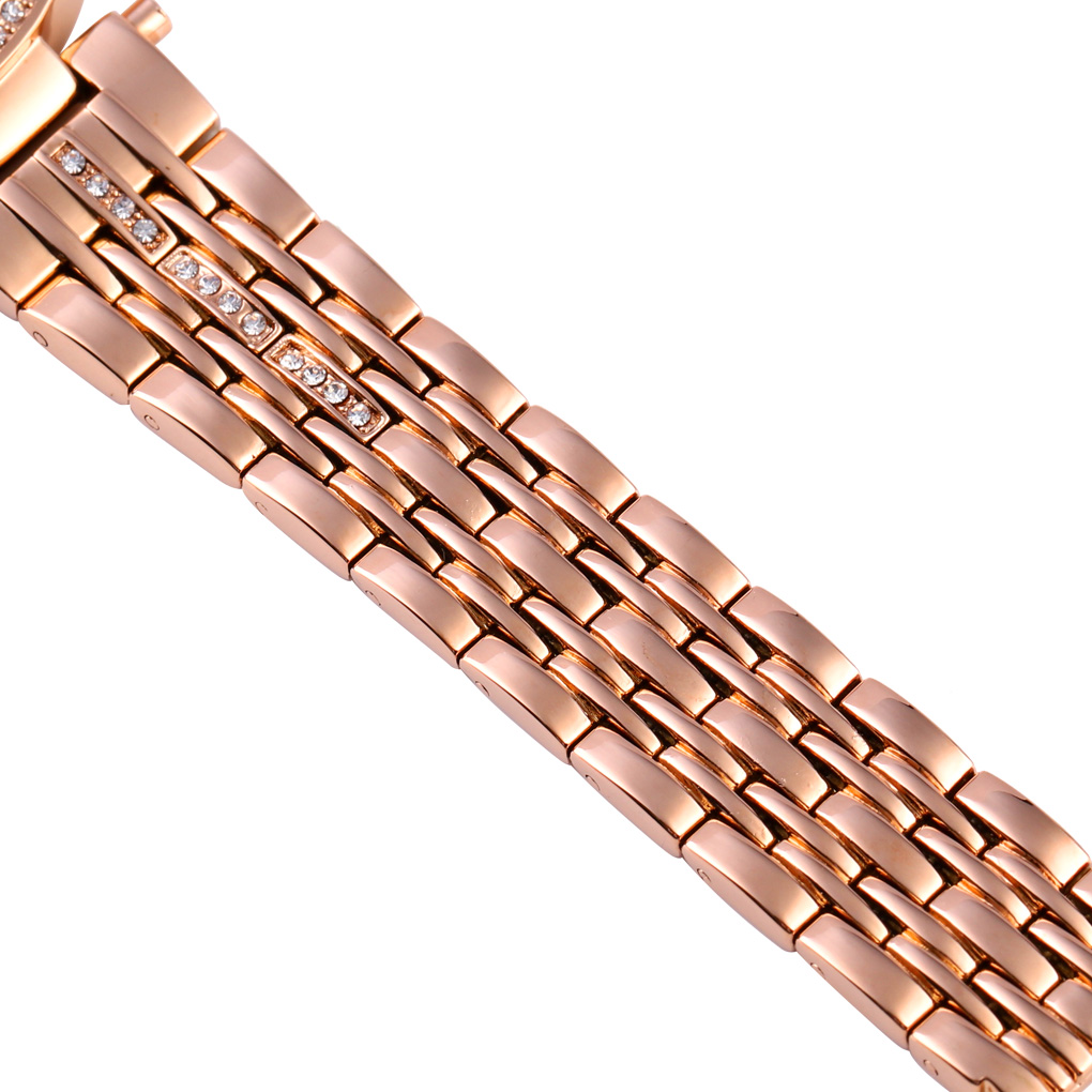 metal strap diamond ladies watch