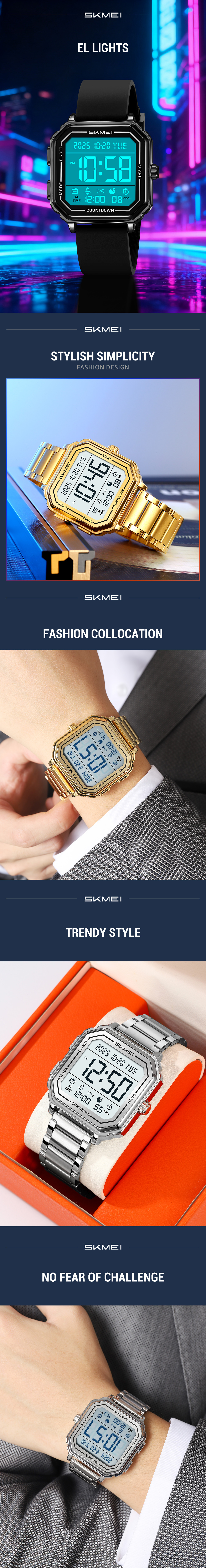 square minimalist mens watch