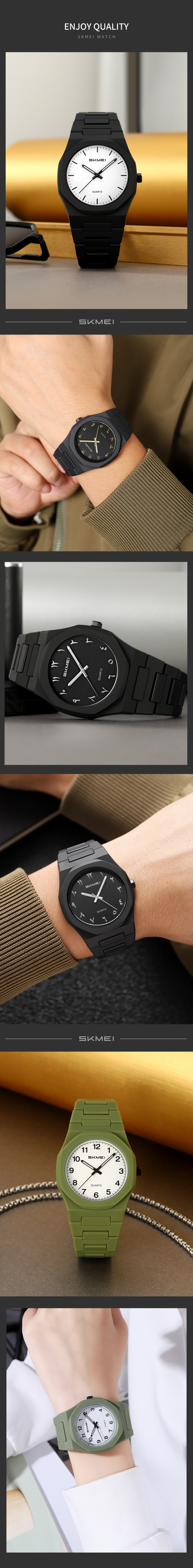 luminous hands mens watch