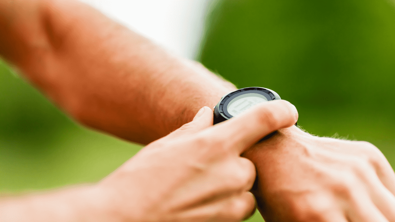 countdown timer wrist watch