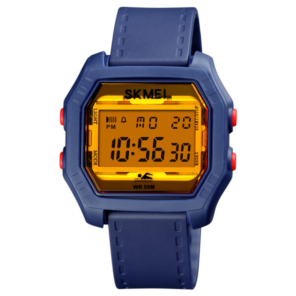 SKMEI 1623 Fashion LED Digital Watch Zinc Alloy Case 50M Waterproof Sport