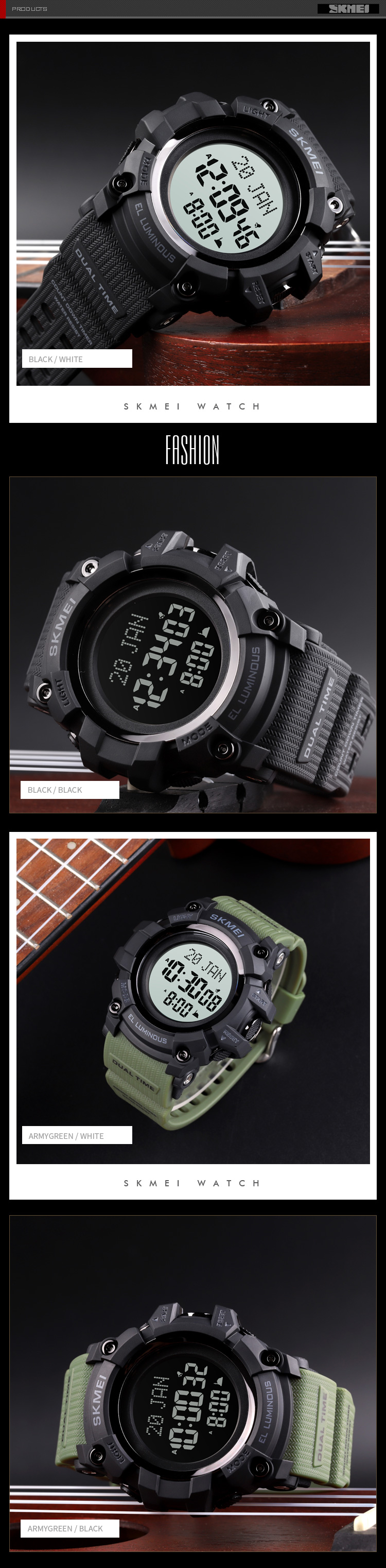 SKMEI Watch 1680 6 skmei 1680 watches 5