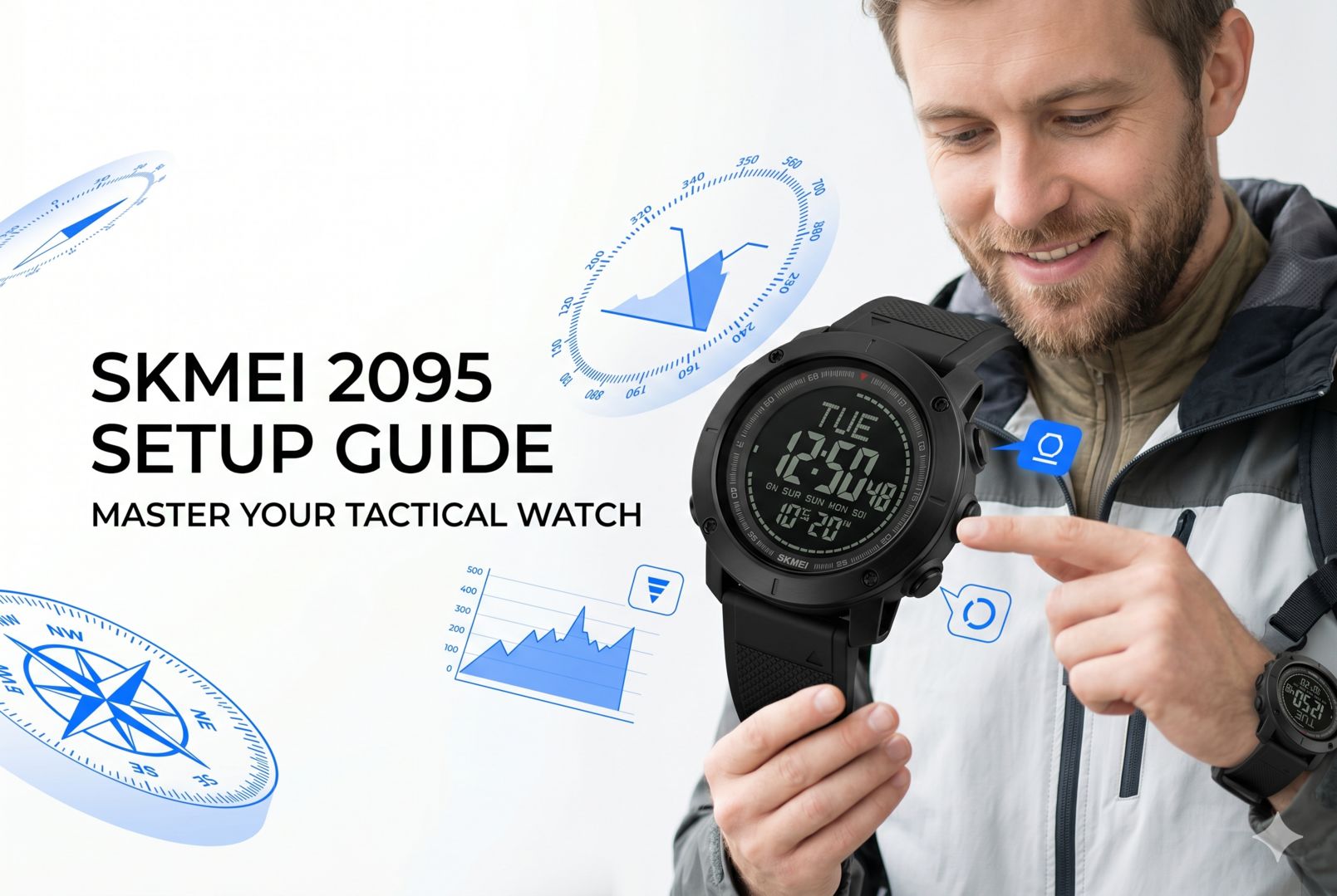 skmei 2095 setup