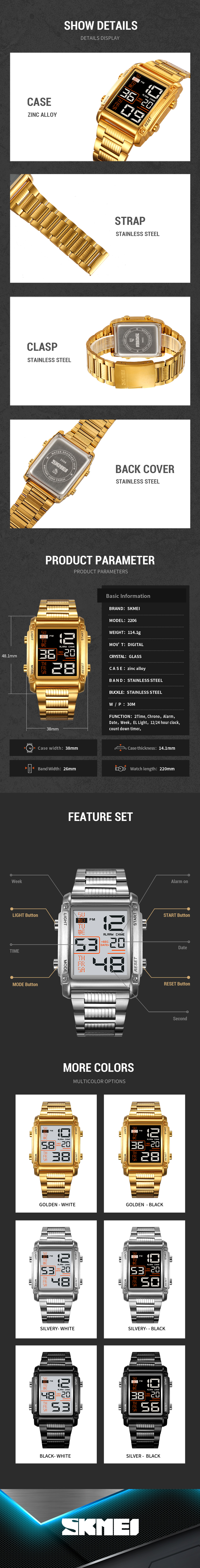 skmei 2206 watches 4
