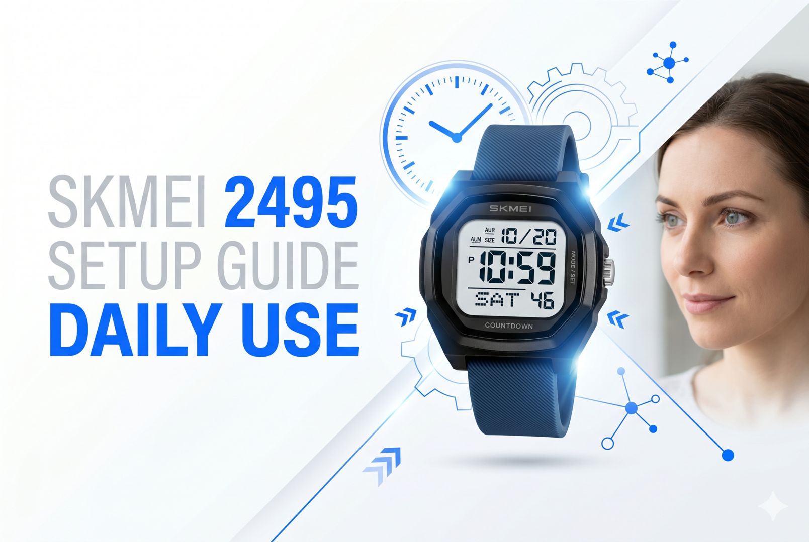 skmei 2495 setup