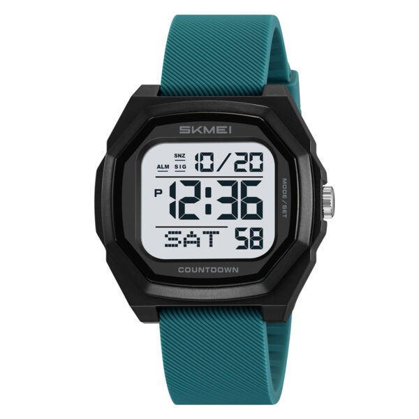 SKMEI 2495 Digital Sport Watch with Nylon Strap 5ATM Waterproof & Dual Time