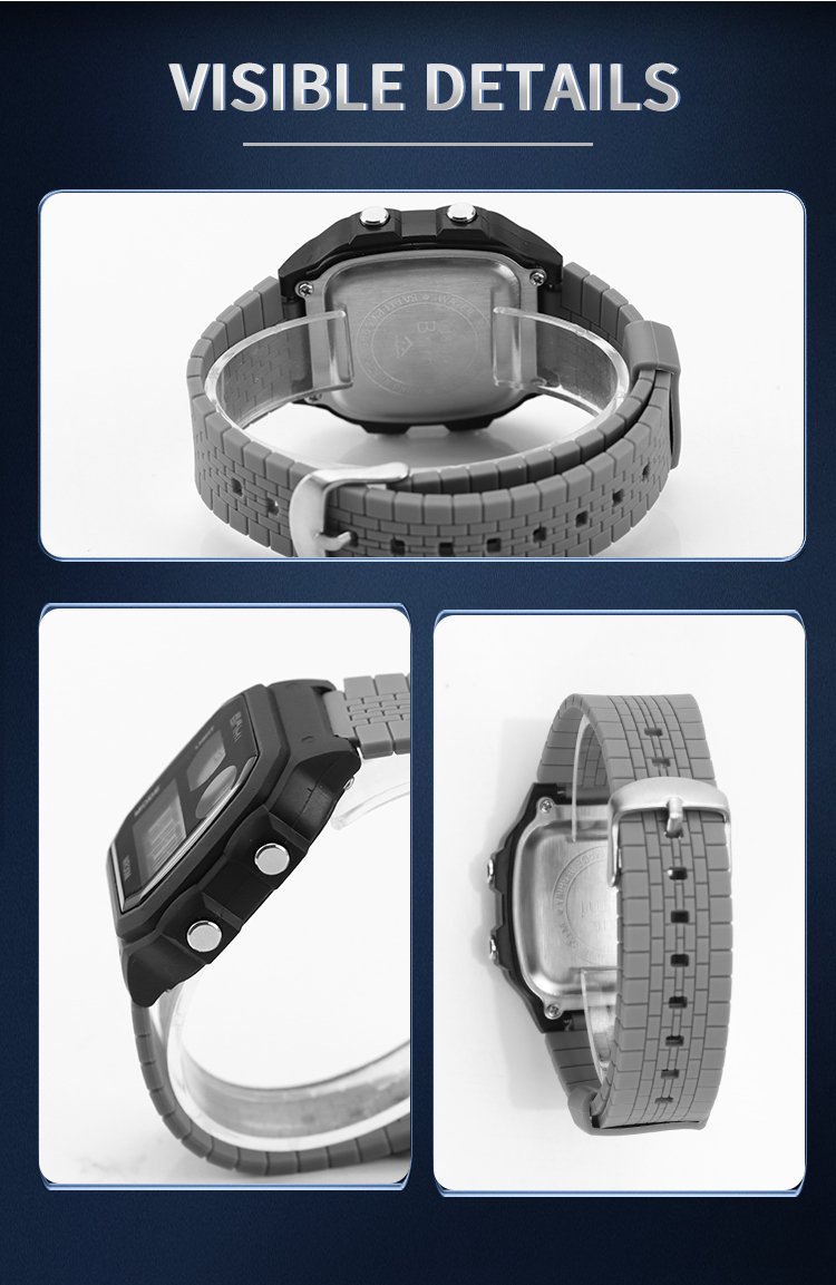 octagonal digital wrist watch 2